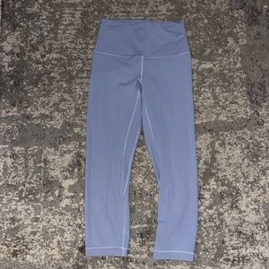 Lululemon cropped light blue align leggings, size 4, worn once